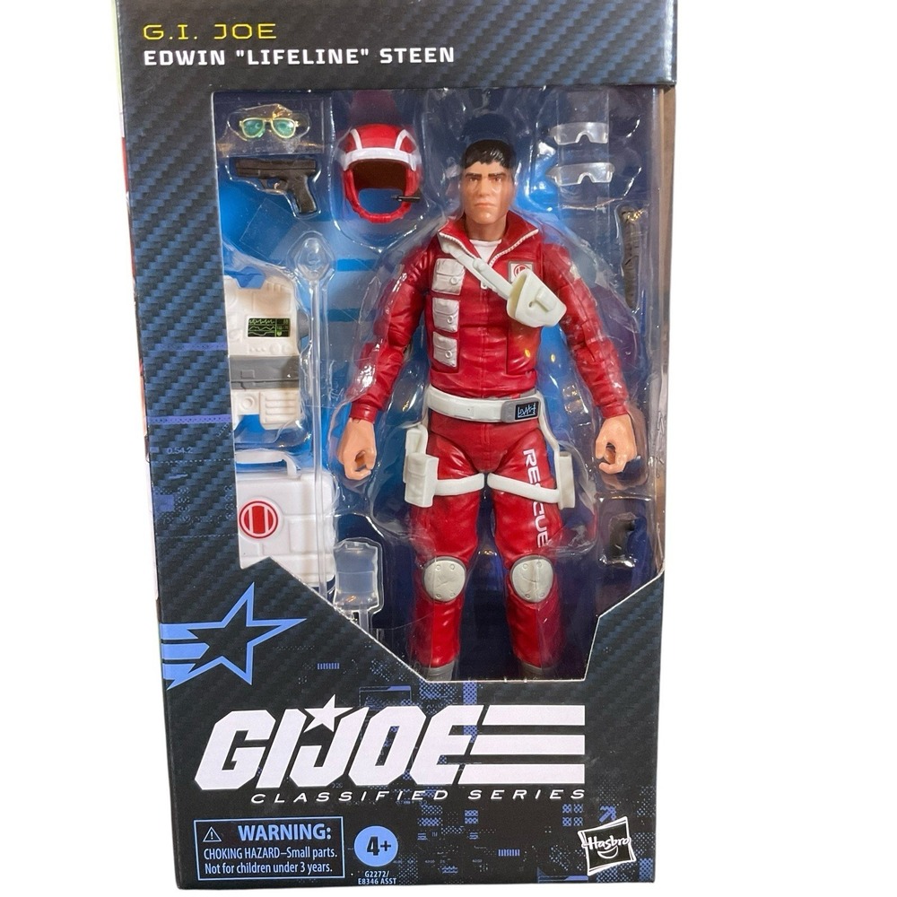 GI Joe Classified Lifeline Edwin Steen #186 Action Figure 6" Hasbro New In Hand